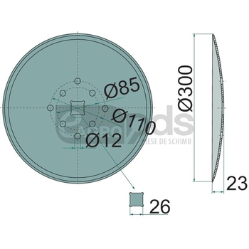 Taler disc - GRANIT [180700003]