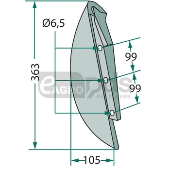 Brazdar de semanatoare in randuri - GRANIT [18099.AC-03]