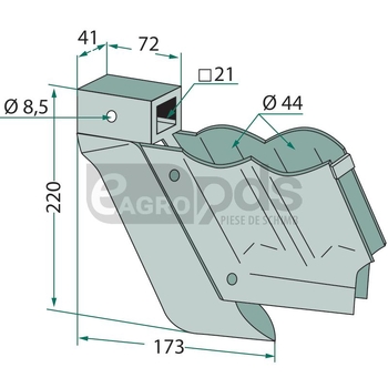 Brazdar de semanatoare in randuri - GRANIT [18099.BE-13]
