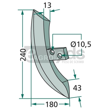 Brazdar de semanatoare in randuri - GRANIT [18099.FI-06]