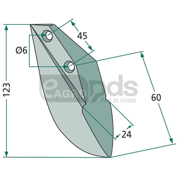 Brazdar de semanatoare in randuri - GRANIT [18099.RA-01]