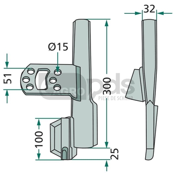 Tub depunator seminte - GRANIT [18099.VAE-02L]