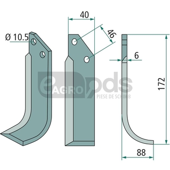 Cutit arcuit - GRANIT [180ADR-05R]