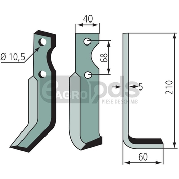 Cutit de frezat - GRANIT [180BEN-27L]