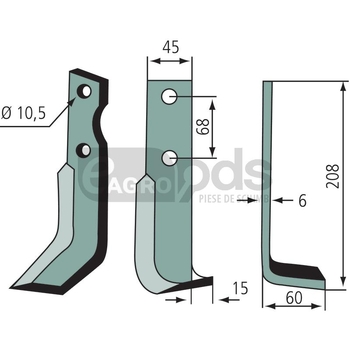 Cutit de frezat - GRANIT [180BEN-31R]