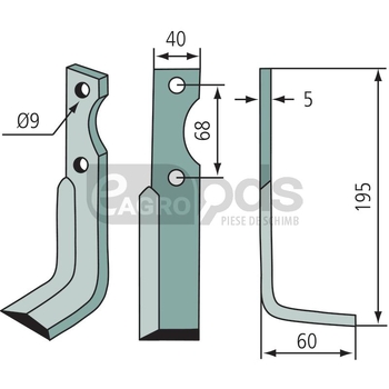 Cutit de frezat - GRANIT [180BEN-33L]