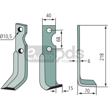 Cutit de frezat - GRANIT [180BEN-40L]