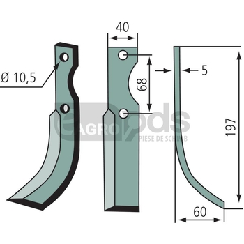 Cutit de frezat - GRANIT [180BEN-48L]