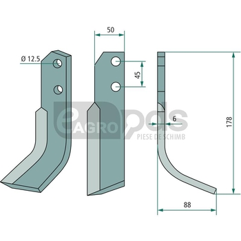 Cutit freza - GRANIT [180CAR-02R]
