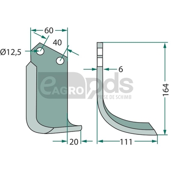 Cutit arcuit - GRANIT [180CEL-22R]