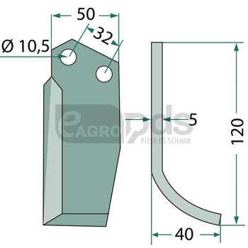 Cutit arcuit - GRANIT [180COM-06L]