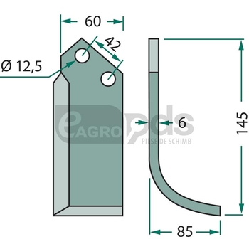 Cutit arcuit - GRANIT [180COM-07L]