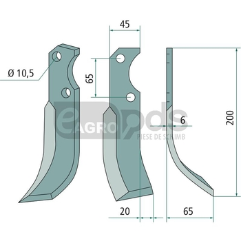 Cutit freza - GRANIT [180FOR-06L]