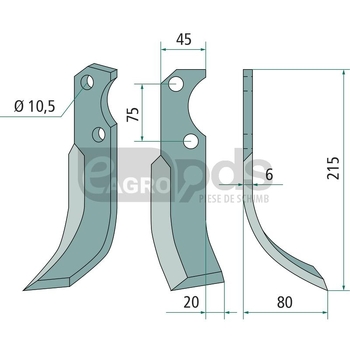 Cutit freza - GRANIT [180FOR-07L]
