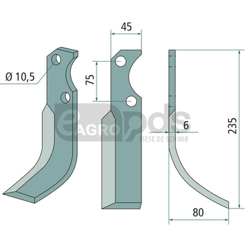 Cutit freza - GRANIT [180FOR-08L]
