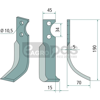 Cutit freza - GRANIT [180FOR-10R]