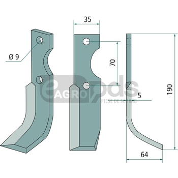 Cutit freza - GRANIT [180FOR-11L]