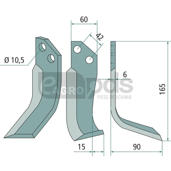 Cutit arcuit - GRANIT [180GOL-07R]