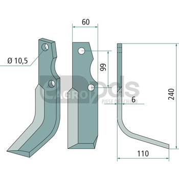 Cutit freza - GRANIT [180GOL-20R]