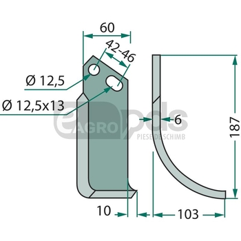 Cutit arcuit - GRANIT [180GOL-28R]