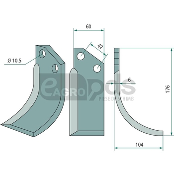 Cutit freza - GRANIT [180GOL-29R]