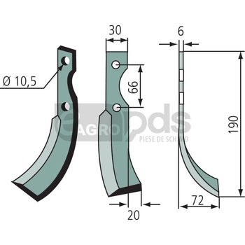 Cutit arcuit - GRANIT [180GRI-01R]