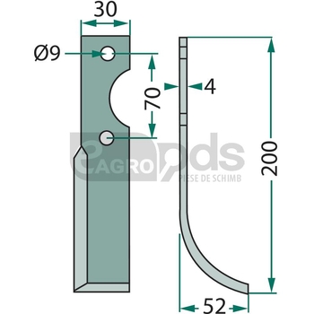 Cutit arcuit - GRANIT [180HON-09R]