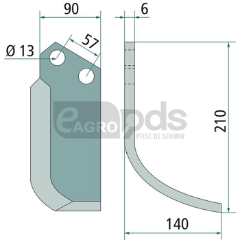 Cutit arcuit - GRANIT [180HOW-16R]