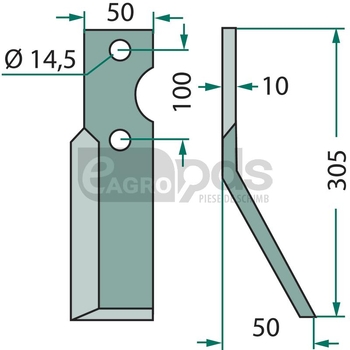 Cutit rotor - GRANIT [180IND-20L]