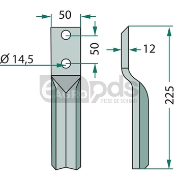 Cutit rotor - GRANIT [180KRO-06]