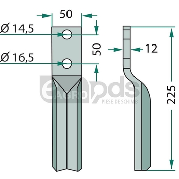 Cutit rotor - GRANIT [180KRO-07]