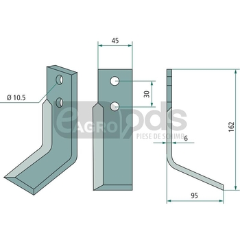 Cutit freza - GRANIT [180MAB-05R]