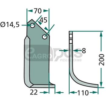 Cutit arcuit - GRANIT [180MAL-06R]