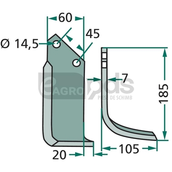 Cutit arcuit - GRANIT [180MAL-08L]