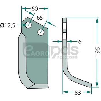 Cutit arcuit - GRANIT [180MAS-12L]