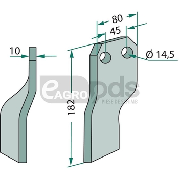 Cutit rotor - GRANIT [180MAS-26R]