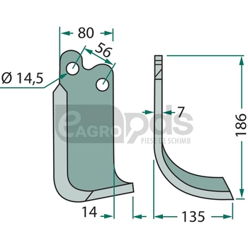 Cutit arcuit - GRANIT [180MAS-42R]