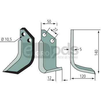 Cutit arcuit - GRANIT [180MUR-09L]