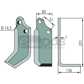 Cutit arcuit - GRANIT [180MUR-15L]