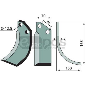 Cutit arcuit - GRANIT [180MUR-19R]