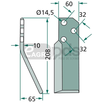 Cutit rotor - GRANIT [180REN-02R]