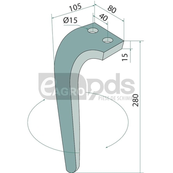 Dinte - GRANIT [180RH-61-R]