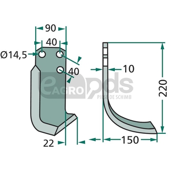 Cutit arcuit - GRANIT [180TOR-30R]
