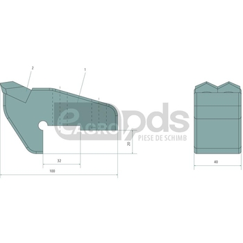 Dinte tocator forestier - Endurance Carbide [18424606]