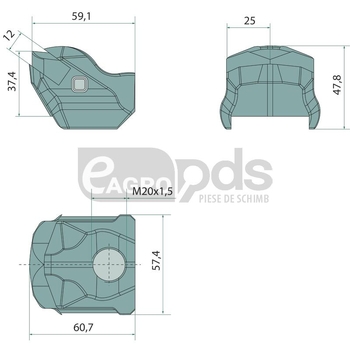 Dinte tocator forestier - Endurance Carbide [18524750]