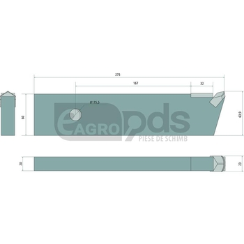 Cutit freza - Endurance Carbide [18525003]