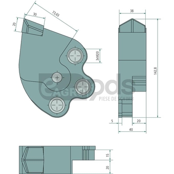 Dinte tocator forestier - Endurance Carbide [19313296]