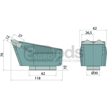 Dinte tocator forestier - Endurance Carbide [19335281]