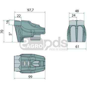 Dinte tocator forestier - Endurance Carbide [19350004]