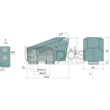 Dinte tocator forestier - Endurance Carbide [19350005]